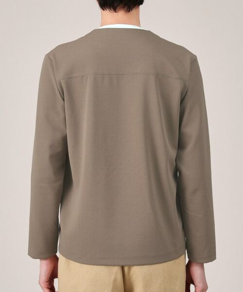 TAKEO KIKUCHI / タケオキクチ カットソー | 【Made in JAPAN】フェイクレイヤード キーネック カットソー | 詳細4