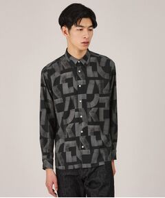 TAKEO KIKUCHI / タケオキクチ シャツ・ブラウス | 【Made in JAPAN】スライドパズル柄 シャツ