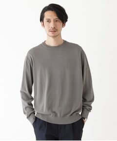 TAKEO KIKUCHI / タケオキクチ ニット・セーター | 【THE FLAGSHIP】ウール混シルク プルオーバーニット