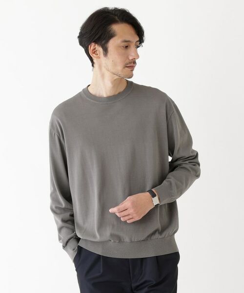 TAKEO KIKUCHI / タケオキクチ ニット・セーター | 【THE FLAGSHIP】ウール混シルク プルオーバーニット | 詳細10