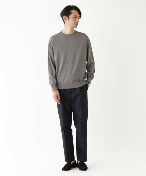 TAKEO KIKUCHI / タケオキクチ ニット・セーター | 【THE FLAGSHIP】ウール混シルク プルオーバーニット | 詳細11