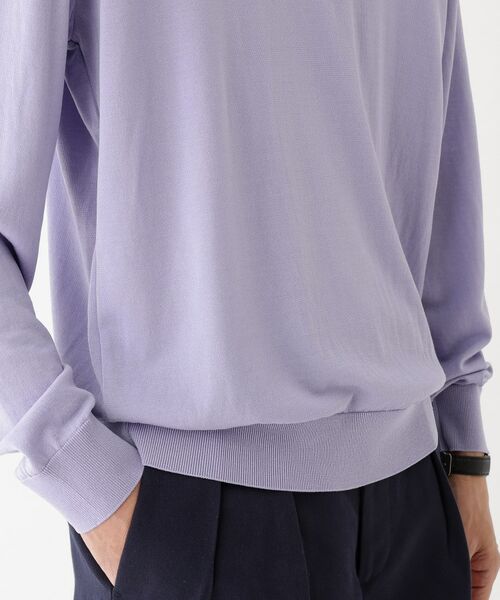 TAKEO KIKUCHI / タケオキクチ ニット・セーター | 【THE FLAGSHIP】ウール混シルク プルオーバーニット | 詳細13