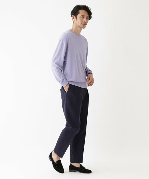 TAKEO KIKUCHI / タケオキクチ ニット・セーター | 【THE FLAGSHIP】ウール混シルク プルオーバーニット | 詳細16