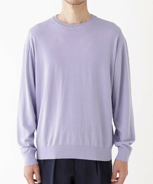 TAKEO KIKUCHI / タケオキクチ ニット・セーター | 【THE FLAGSHIP】ウール混シルク プルオーバーニット | 詳細2