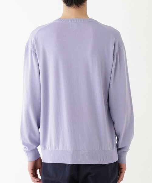 TAKEO KIKUCHI / タケオキクチ ニット・セーター | 【THE FLAGSHIP】ウール混シルク プルオーバーニット | 詳細4