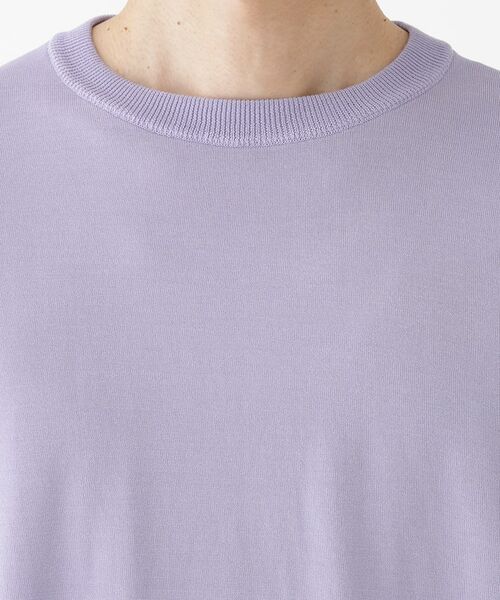 TAKEO KIKUCHI / タケオキクチ ニット・セーター | 【THE FLAGSHIP】ウール混シルク プルオーバーニット | 詳細5