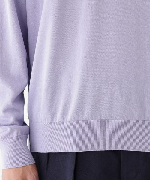 TAKEO KIKUCHI / タケオキクチ ニット・セーター | 【THE FLAGSHIP】ウール混シルク プルオーバーニット | 詳細7