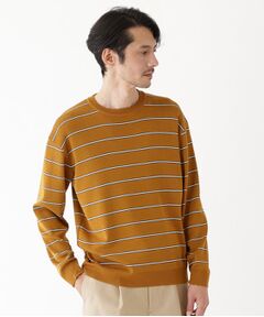 TAKEO KIKUCHI / タケオキクチ ニット・セーター | 【THE FLAGSHIP】ボーダー プルオーバー ニット