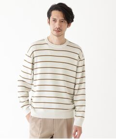 TAKEO KIKUCHI / タケオキクチ ニット・セーター | 【THE FLAGSHIP】ボーダー プルオーバー ニット