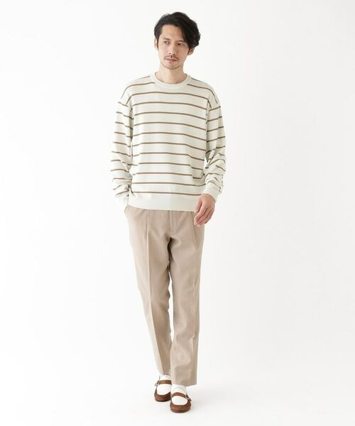 TAKEO KIKUCHI / タケオキクチ ニット・セーター | 【THE FLAGSHIP】ボーダー プルオーバー ニット | 詳細10