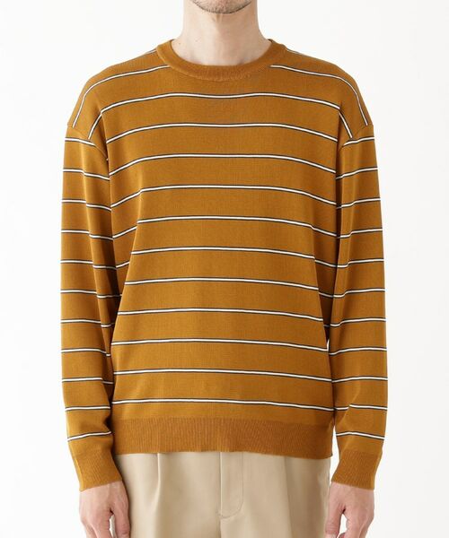 TAKEO KIKUCHI / タケオキクチ ニット・セーター | 【THE FLAGSHIP】ボーダー プルオーバー ニット | 詳細2