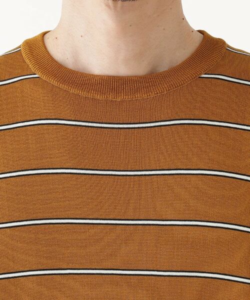 TAKEO KIKUCHI / タケオキクチ ニット・セーター | 【THE FLAGSHIP】ボーダー プルオーバー ニット | 詳細5