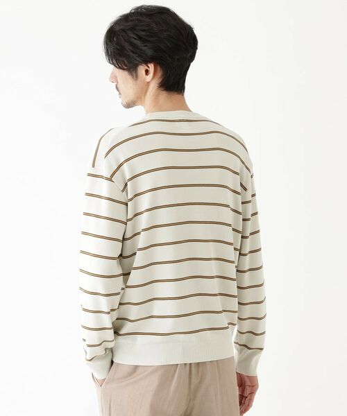 TAKEO KIKUCHI / タケオキクチ ニット・セーター | 【THE FLAGSHIP】ボーダー プルオーバー ニット | 詳細9