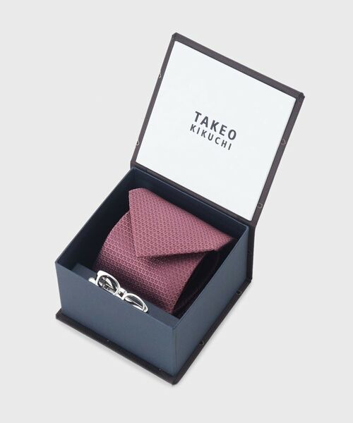 TAKEO KIKUCHI / タケオキクチ ネクタイ | 【BOXセット／限定】メガネモチーフ ネクタイ＆タイバー セット | 詳細10