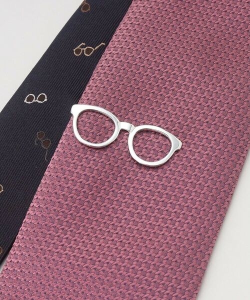 TAKEO KIKUCHI / タケオキクチ ネクタイ | 【BOXセット／限定】メガネモチーフ ネクタイ＆タイバー セット | 詳細16