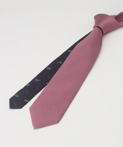 TAKEO KIKUCHI / タケオキクチ ネクタイ | 【BOXセット／限定】メガネモチーフ ネクタイ＆タイバー セット | 詳細17