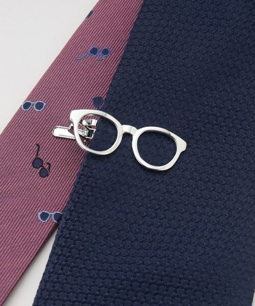 TAKEO KIKUCHI / タケオキクチ ネクタイ | 【BOXセット／限定】メガネモチーフ ネクタイ＆タイバー セット | 詳細19