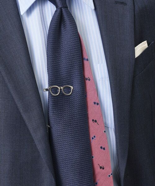 TAKEO KIKUCHI / タケオキクチ ネクタイ | 【BOXセット／限定】メガネモチーフ ネクタイ＆タイバー セット | 詳細27