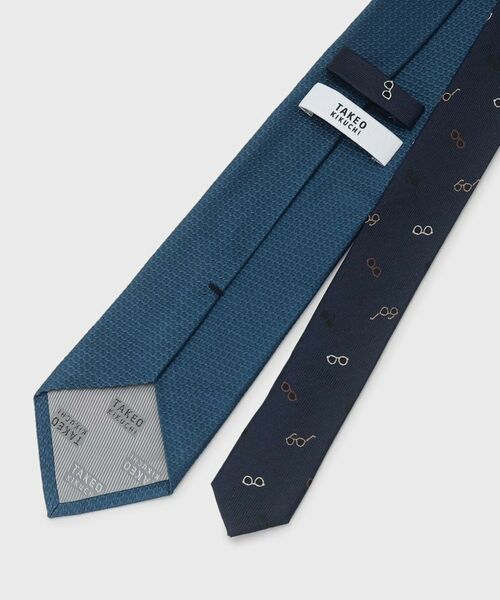 TAKEO KIKUCHI / タケオキクチ ネクタイ | 【BOXセット／限定】メガネモチーフ ネクタイ＆タイバー セット | 詳細4