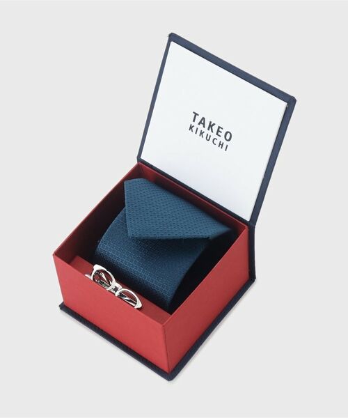 TAKEO KIKUCHI / タケオキクチ ネクタイ | 【BOXセット／限定】メガネモチーフ ネクタイ＆タイバー セット | 詳細8