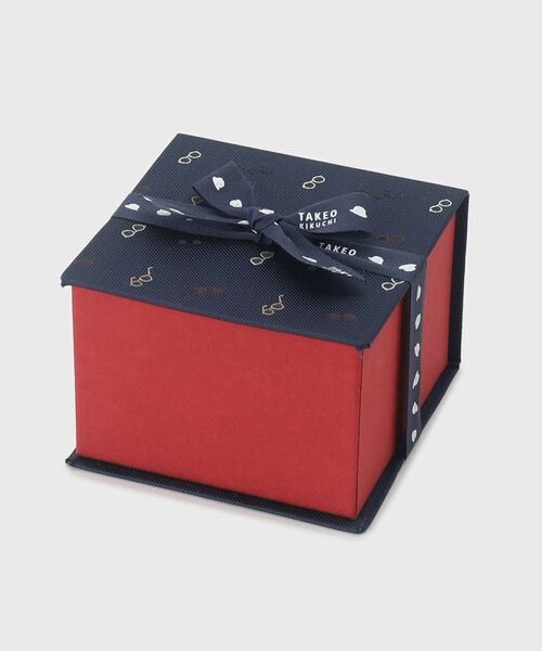 TAKEO KIKUCHI / タケオキクチ ネクタイ | 【BOXセット／限定】メガネモチーフ ネクタイ＆タイバー セット | 詳細9