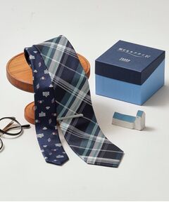 TAKEO KIKUCHI / タケオキクチ ネクタイ | 【BOXセット】旅するネクタイ～世界編～ ネクタイ＆タイバー セット