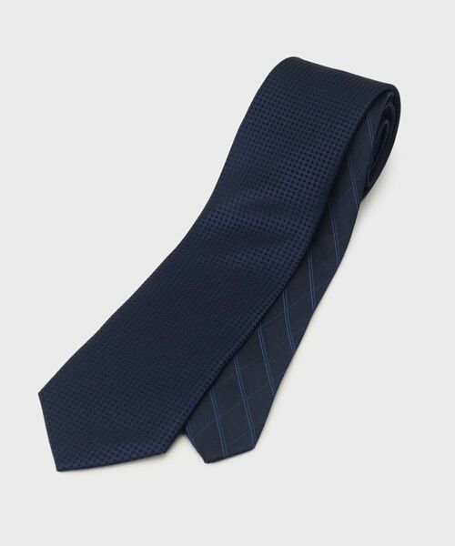 TAKEO KIKUCHI / タケオキクチ ネクタイ | 【BOXセット】スタンダード柄ネクタイ＆タイバー | 詳細10