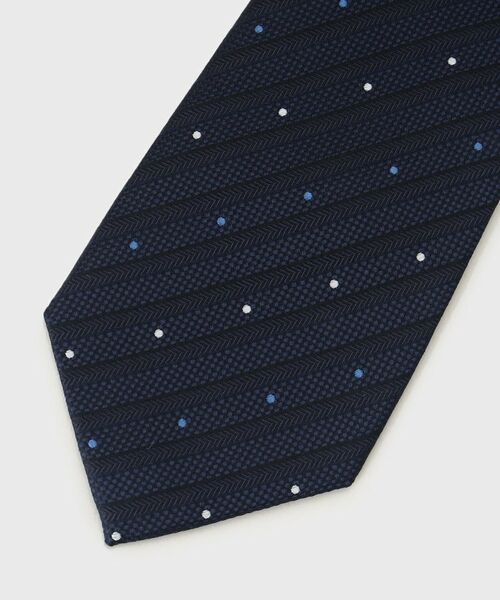 TAKEO KIKUCHI / タケオキクチ ネクタイ | 【BOXセット】スタンダード柄ネクタイ＆タイバー | 詳細3