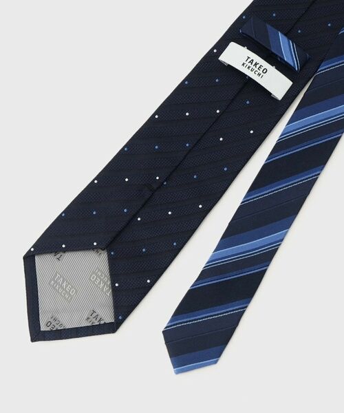 TAKEO KIKUCHI / タケオキクチ ネクタイ | 【BOXセット】スタンダード柄ネクタイ＆タイバー | 詳細4