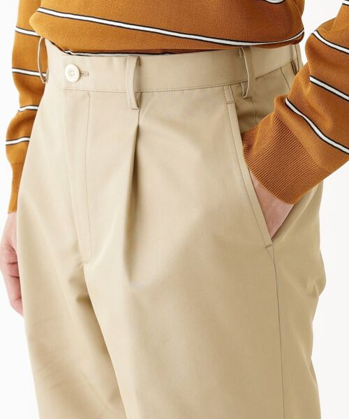 TAKEO KIKUCHI / タケオキクチ パンツ | 【THE FLAGSHIP】先染めギャバジン チノスラックス | 詳細5