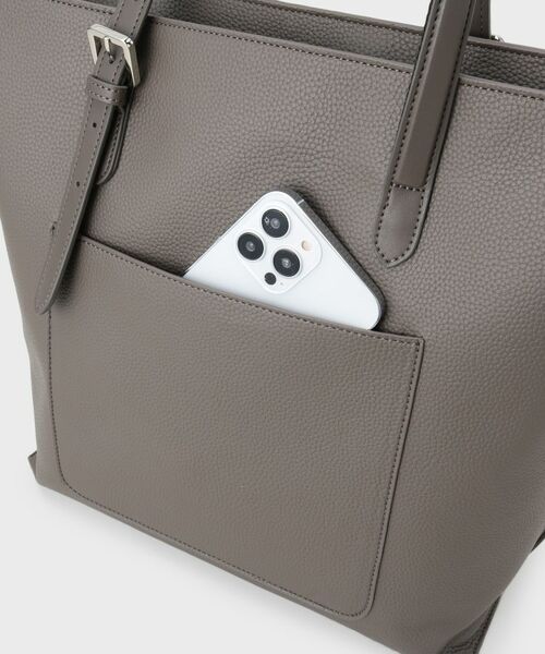 TAKEO KIKUCHI / タケオキクチ トートバッグ | レザーハンドル シュリンクPU トート | 詳細10