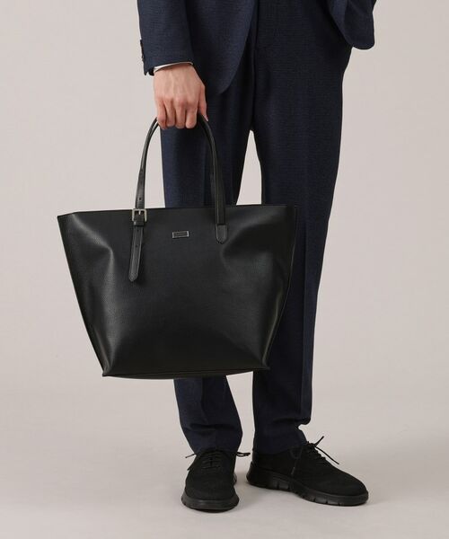 TAKEO KIKUCHI / タケオキクチ トートバッグ | レザーハンドル シュリンクPU トート | 詳細13