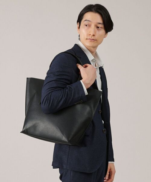 TAKEO KIKUCHI / タケオキクチ トートバッグ | レザーハンドル シュリンクPU トート | 詳細15