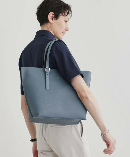 TAKEO KIKUCHI / タケオキクチ トートバッグ | レザーハンドル シュリンクPU トート | 詳細24