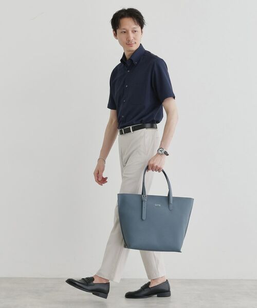 TAKEO KIKUCHI / タケオキクチ トートバッグ | レザーハンドル シュリンクPU トート | 詳細25