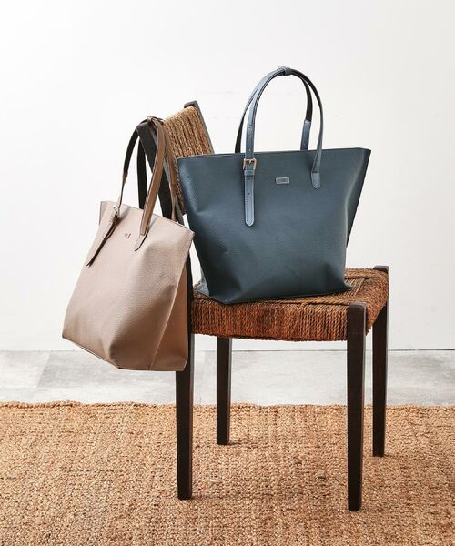 TAKEO KIKUCHI / タケオキクチ トートバッグ | レザーハンドル シュリンクPU トート | 詳細26