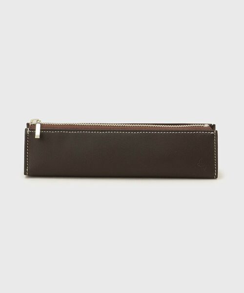 TAKEO KIKUCHI/タケオキクチ 【Made in JAPAN】ラムタッチレザー ペンケース ブラウン(043) 00 TAKEO KIKUCHI/タケオキクチ 【Made in JAPAN】ラムタッチレザー ペンケース ブラウン(043) 00