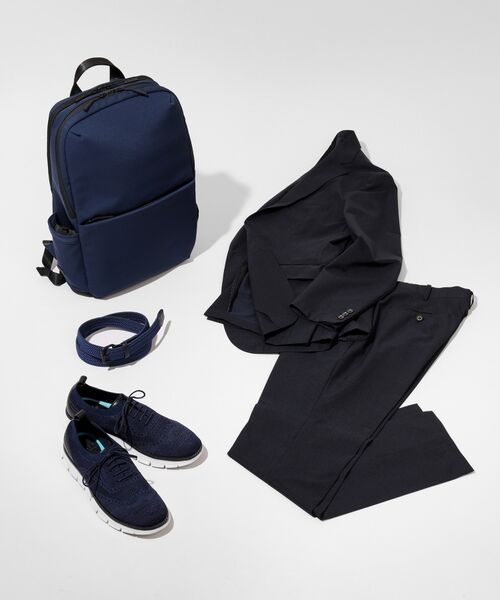 TAKEO KIKUCHI / タケオキクチ ベルト・サスペンダー | 【Made in JAPAN】レザーコンビ マットバックル ゴムメッシュベルト | 詳細5