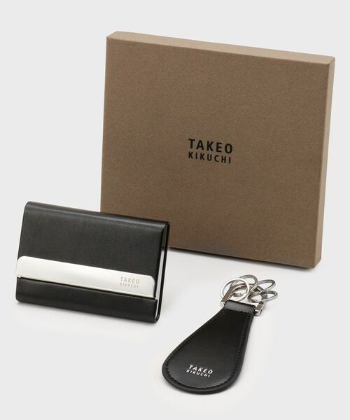 TAKEO KIKUCHI/タケオキクチ 【BOXセット】名刺入れ+シューホーン セット ブラック(019) 00 TAKEO KIKUCHI/タケオキクチ 【BOXセット】名刺入れ+シューホーン セット ブラック(019) 00