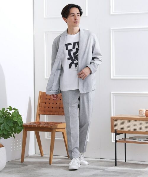 TAKEO KIKUCHI / タケオキクチ カーディガン・ボレロ | 【抗菌防臭】尾州リネンブレンド ドビーメッシュ カーディガン | 詳細30