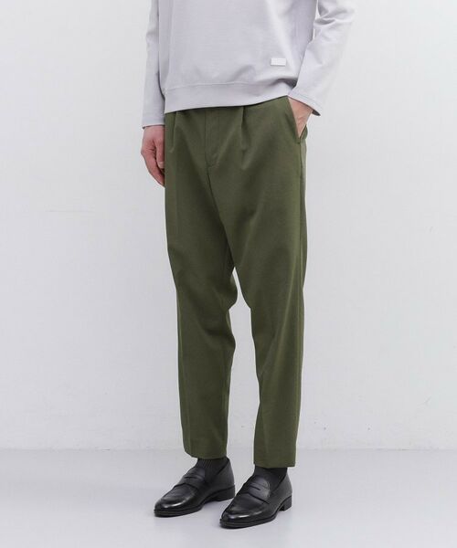 TAKEO KIKUCHI/タケオキクチ 【多機能】リネンライクカルゼ イージーパンツ カーキ(127) 04(LL)