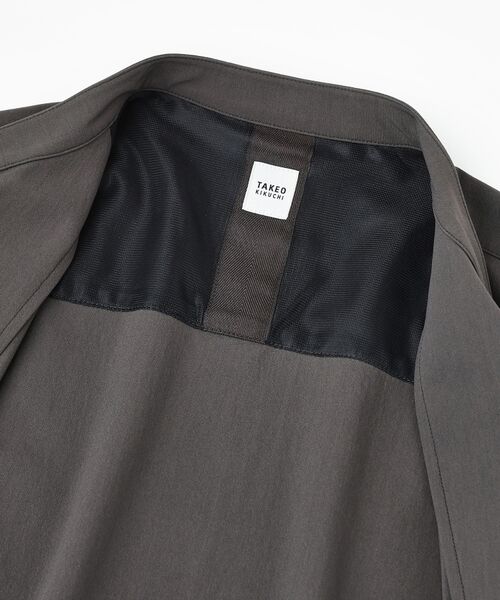 TAKEO KIKUCHI / タケオキクチ シャツ・ブラウス | 【軽羽織】ハイストレッチ オープンバンドカラー シャツ | 詳細12