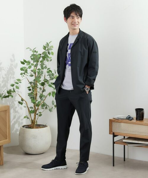 TAKEO KIKUCHI / タケオキクチ シャツ・ブラウス | 【軽羽織】ハイストレッチ オープンバンドカラー シャツ | 詳細19