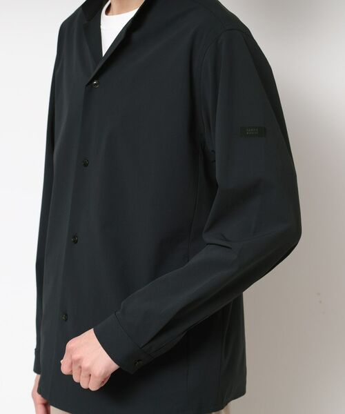 TAKEO KIKUCHI / タケオキクチ シャツ・ブラウス | 【軽羽織】ハイストレッチ オープンバンドカラー シャツ | 詳細6