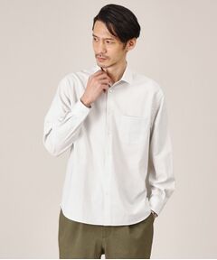 TAKEO KIKUCHI / タケオキクチ シャツ・ブラウス | 【Made in JAPAN】麻調ショートカラーシャツ