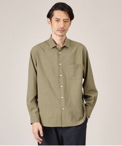 TAKEO KIKUCHI / タケオキクチ シャツ・ブラウス | 【Made in JAPAN】麻調ショートカラーシャツ