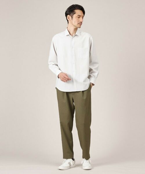 TAKEO KIKUCHI / タケオキクチ シャツ・ブラウス | 【Made in JAPAN】麻調ショートカラーシャツ | 詳細14