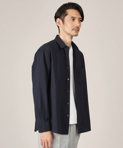 TAKEO KIKUCHI / タケオキクチ シャツ・ブラウス | 【Made in JAPAN】麻調ショートカラーシャツ | 詳細16