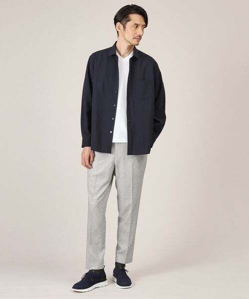 TAKEO KIKUCHI / タケオキクチ シャツ・ブラウス | 【Made in JAPAN】麻調ショートカラーシャツ | 詳細17