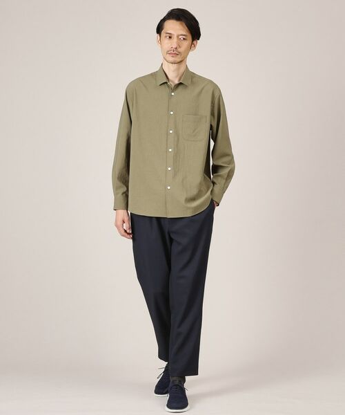 TAKEO KIKUCHI / タケオキクチ シャツ・ブラウス | 【Made in JAPAN】麻調ショートカラーシャツ | 詳細19